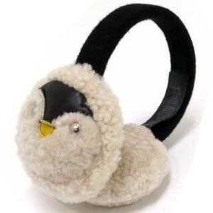 Coach Penguin Shearling Ear Muffs